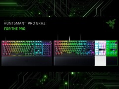 Fattori di forma e colori della tastiera da gioco Razer Huntsman V3 Pro 8KHz (Fonte: Razer PR con modifiche)