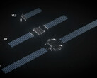 Un'illustrazione dell'hardware Starlink V3.