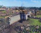 Un'immagine che mostra un assedio in Total War: Three Kingdoms, attualmente scontato del 70%.
