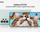 Il Galaxy A73 5G è il quinto smartphone della serie A Galaxy annunciato questo mese. (Fonte immagine: Samsung)
