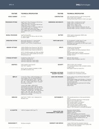 Dell XPS 14: Specifiche