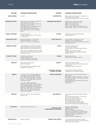 Dell XPS 14: Specifiche