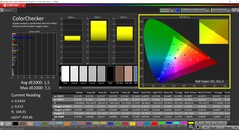 CalMAN ColorChecker calibrato