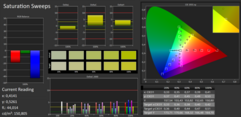 CalMAN: color saturation