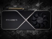 La RTX 4090 Ti dovrebbe superare la barriera dei 100 TFLOPS. (Fonte immagine: Nvidia (mocked up 3090)/Unsplash - Daniel R Deakin)