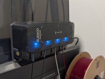 Il sistema Canvas è installato sul lato superiore destro della stampante.