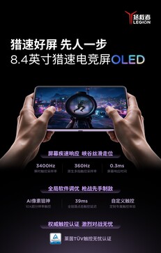 Materiale promozionale per lo Y700 Infinite
