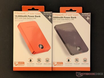Confezione di vendita al dettaglio per i caricabatterie wireless a stato solido ReelCharge.