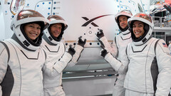 La nuova tuta spaziale per l&#039;attività extraveicolare (EVA) (immagine: SpaceX)