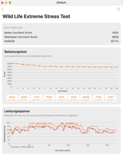 test di stress 3DMark Wildlife