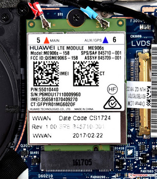 Il modulo LTE è prodotto da Huawei