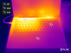 Lato superiore durante il test di stress