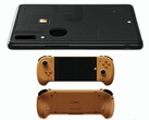 Un rendering dell'Ayaneo Gaming Pad e del controller telescopico progettato per esso. (Fonte immagine: Ayaneo - modificato)