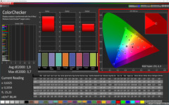 ColorChecker (Profilo: Semplice, gamma di colore target: sRGB)