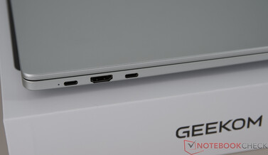 Geekom GeekBook M16 - Connessioni sul lato sinistro
