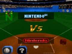 Uno screengrab che mostra la squadra segreta di Ken Griffey Jr's Winning Run su Nintendo 64