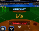 Uno screengrab che mostra la squadra segreta di Ken Griffey Jr's Winning Run su Nintendo 64