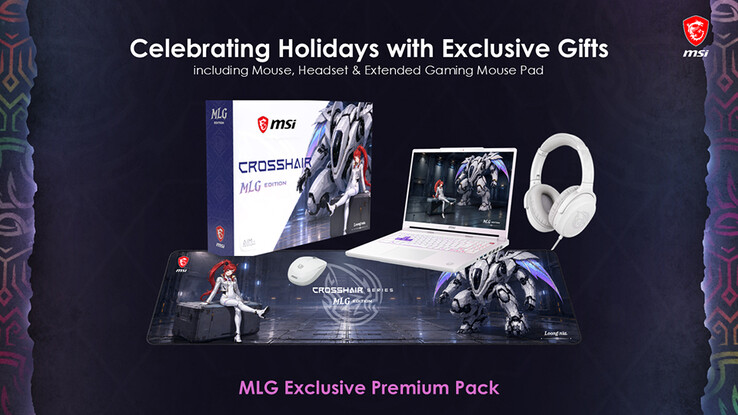Portatile MSI Crosshair MLG Edition e accessori