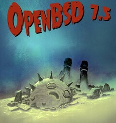 Poster ufficiale di OpenBSD 7.5 (Fonte: OpenBSD)