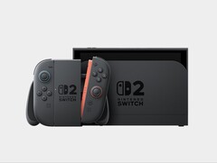 Nintendo Switch 2 agganciato con l&#039;accessorio controller Joy-Con 2. (Fonte immagine: Nintendo)