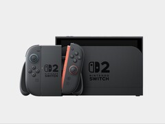 Nintendo Switch 2 agganciato con l'accessorio controller Joy-Con 2. (Fonte immagine: Nintendo)