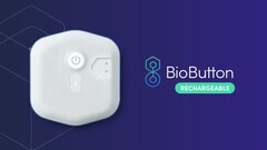 Il BioButton Rechargeable è un indossabile che può monitorare oltre 20 segni vitali. (Fonte: BioIntelliSense)