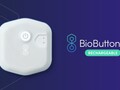 Il BioButton Rechargeable è un indossabile che può monitorare oltre 20 segni vitali. (Fonte: BioIntelliSense)