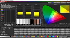 CalMAN - ColorChecker calibrato