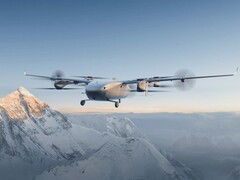 Il DJI EV50 durante i test ad alta quota sul Monte Everest