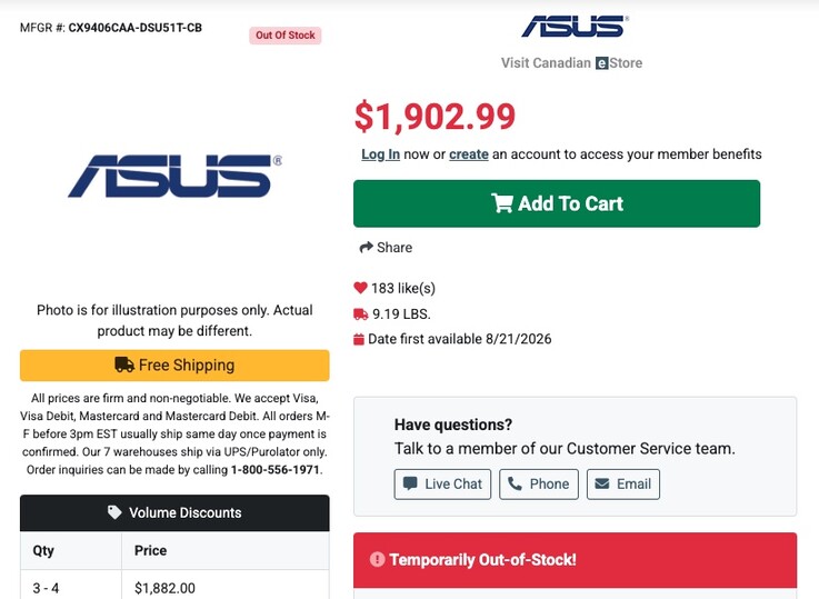 Il prossimo Googlebook Asus CX9406 dovrebbe avere un prezzo piuttosto elevato, se le informazioni trapelate sono attendibili.
