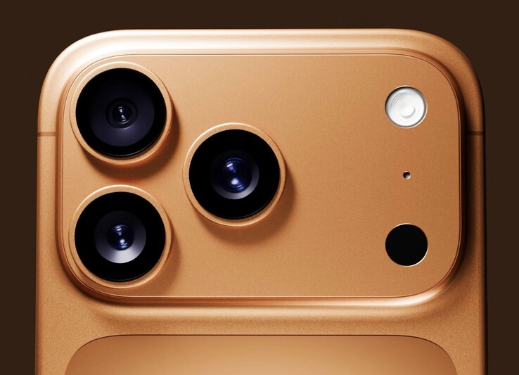 L'iPhone 17 Pro sarà caratterizzato da un enorme bump della fotocamera che ospiterà i suoi tripli sensori da 48 MP. (Fonte immagine: zellzoi)