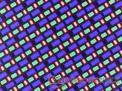 Subpixel RGB nitidi dalla sovrapposizione lucida