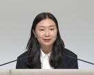 Lin Tao, direttore finanziario di Sony, durante l’ultima conferenza sui risultati finanziari.