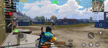 PUBG Mobile: preset HD, 30 fps avg.