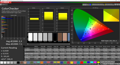 CalMAN: ColorChecker (Dopo la calibrazione)