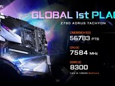 Gigabyte dichiara che la sua nuova mobo è da record. (Fonte: Gigabyte)