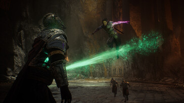 Un'immagine che raffigura una battaglia in Echoes of the End: Enhanced Edition.