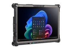 Il tablet PC Getac F120 è progettato per resistere ai maltrattamenti durante l&#039;utilizzo in ambienti freddi, caldi, umidi o polverosi. (Fonte: Getac)