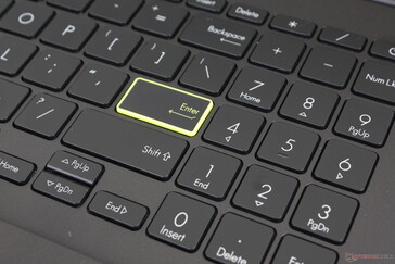 Il tasto Enter colorato è una caratteristica superficiale introdotta per la prima volta sui modelli VivoBook 2020