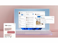 Una schermata che mostra la funzione Windows 11 Phone Link. (Fonte immagine: Microsoft)