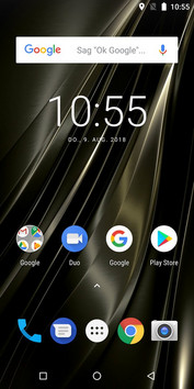 Default home screen