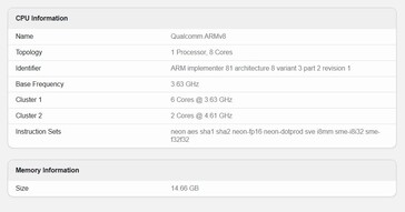 POCO F8 Ultra su Geekbench