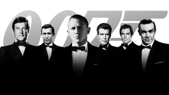 Un&#039;immagine dei principali attori che hanno interpretato James Bond (fonte: Amazon MGM Studios)