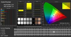 CalMAN - ColorChecker (calibrato)