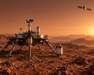 Concept art della missione cinese Tianwen-3, che mira a riportare sulla Terra campioni di roccia e suolo marziani.