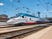 Il NextGen Acela con una carrozza elettrica e un quarto carrello nella variante Jacobs. (Fonte: Amtrak)