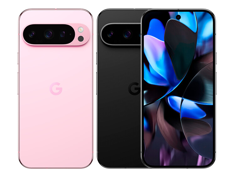 Il Pixel 9 Pro in due dei suoi quattro colori di lancio. (Fonte immagine: @MysteryLupin)