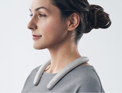 Sony può essere piuttosto eccentrica a volte con il design dei suoi prodotti, come dimostra il suo nuovo Neckband Speaker. (Immagine: Sony)