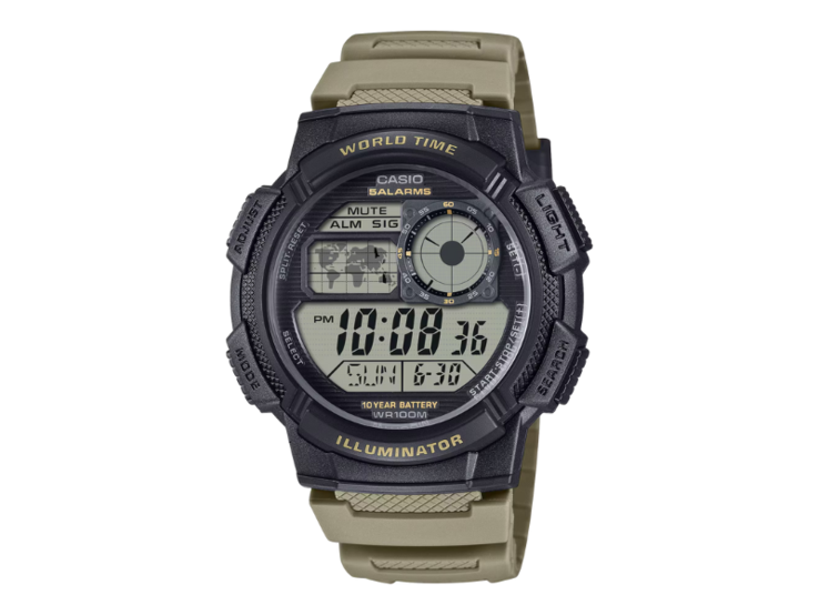 L'orologio Casio AE1000W-5AV. (Fonte: Casio)