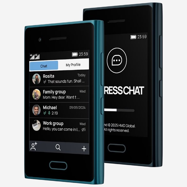 HMD Touch 4G è dotato di un'app di messaggistica disponibile anche per Android e iOS. (Fonte immagine: HMD)